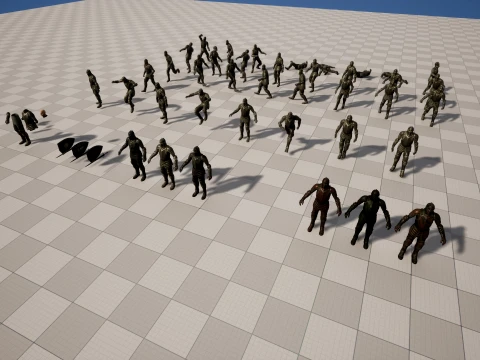 Dark Knight NPC Four 3D Model