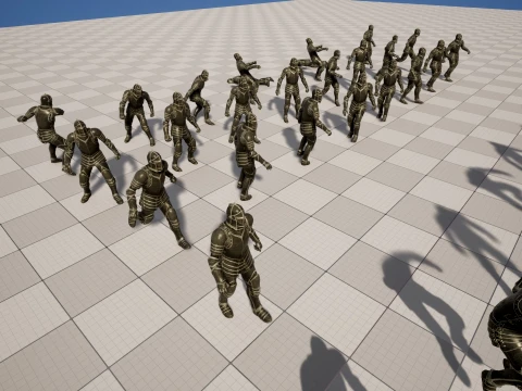 Dark Knight NPC Four 3D Model