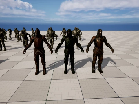 Dark Knight NPC Four 3D Model