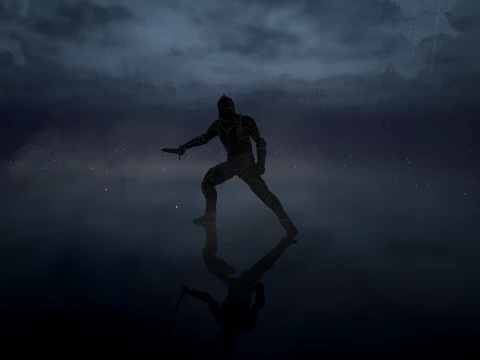 Dark Knight NPC Four 3D Model