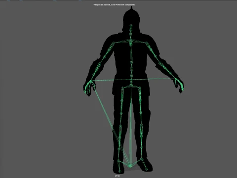 Dark Knight NPC Four 3D Model