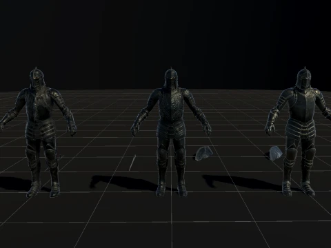 Dark Knight NPC Four 3D Model