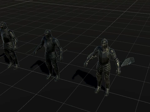 Dark Knight NPC Four 3D Model