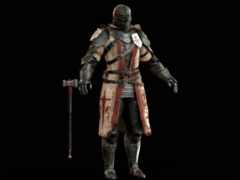 Temple Guardian 3D Model