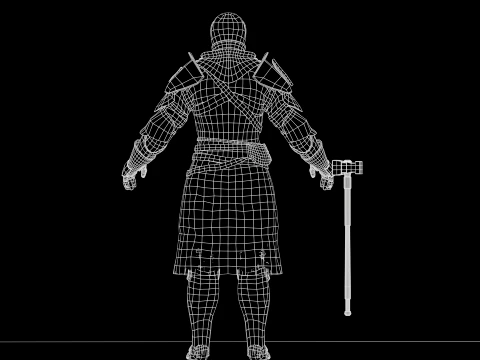 Temple Guardian 3D Model