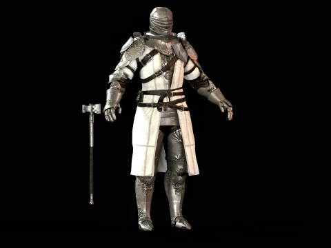 Temple Guardian 3D Model