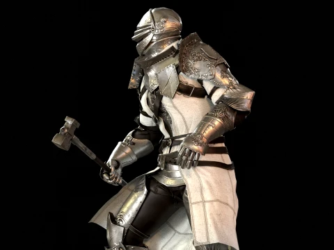 Temple Guardian 3D Model
