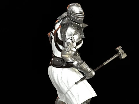 Temple Guardian 3D Model