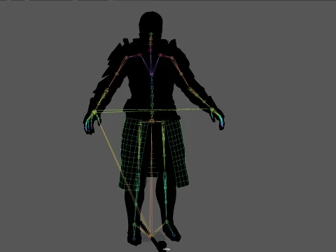 Temple Guardian 3D Model