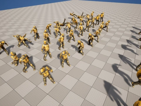 Zombie Miner Two 3D Model