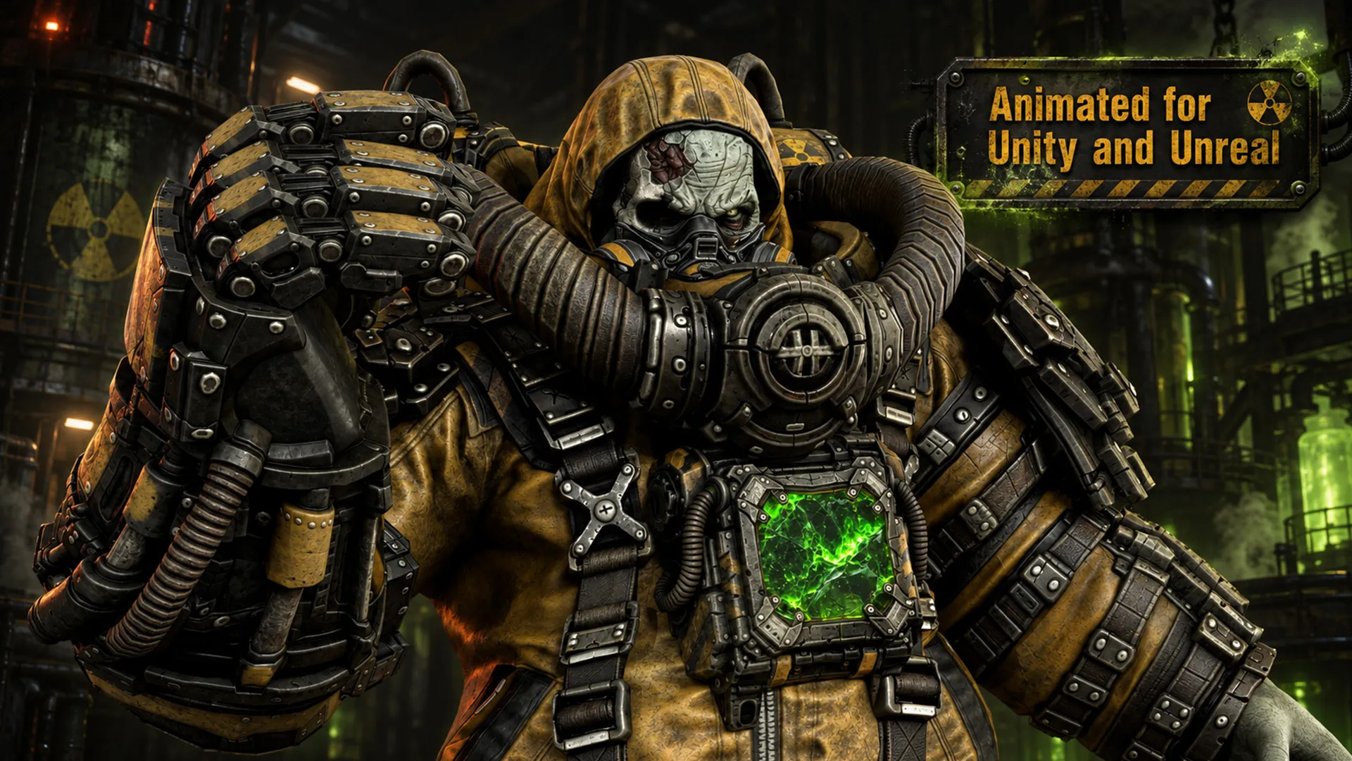 Zombie Juggernaut Three 3D Model .c4d .max .obj .3ds .fbx .stl .blend 