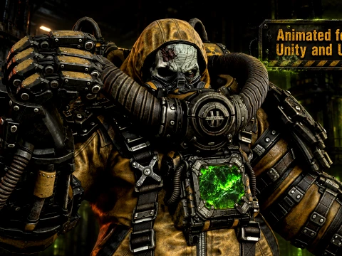 Zombie Juggernaut Three 3D Model