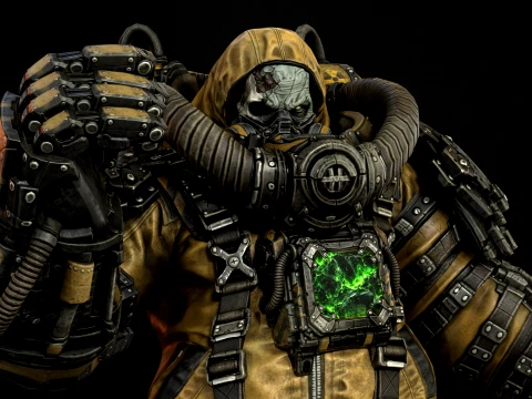 Zombie Juggernaut Three 3D Model