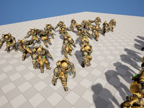 Zombie Juggernaut Three 3D Model