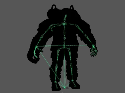 Zombie Juggernaut Three 3D Model