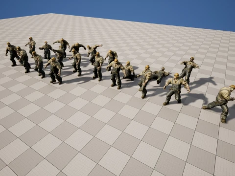 Zombie Miner Juggernaut Seven 3D Model