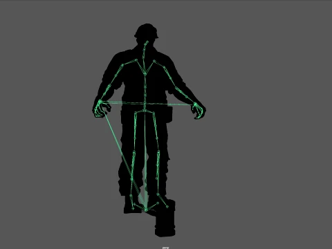 Zombie Miner Juggernaut Seven 3D Model