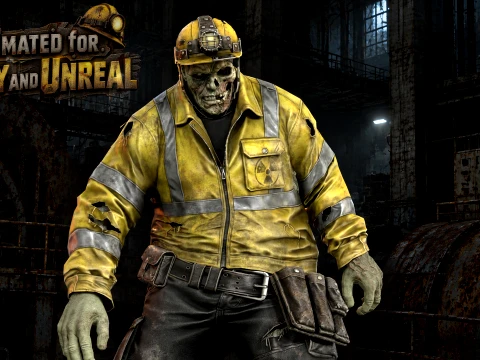Zombie Juggernaut 6 3D Model