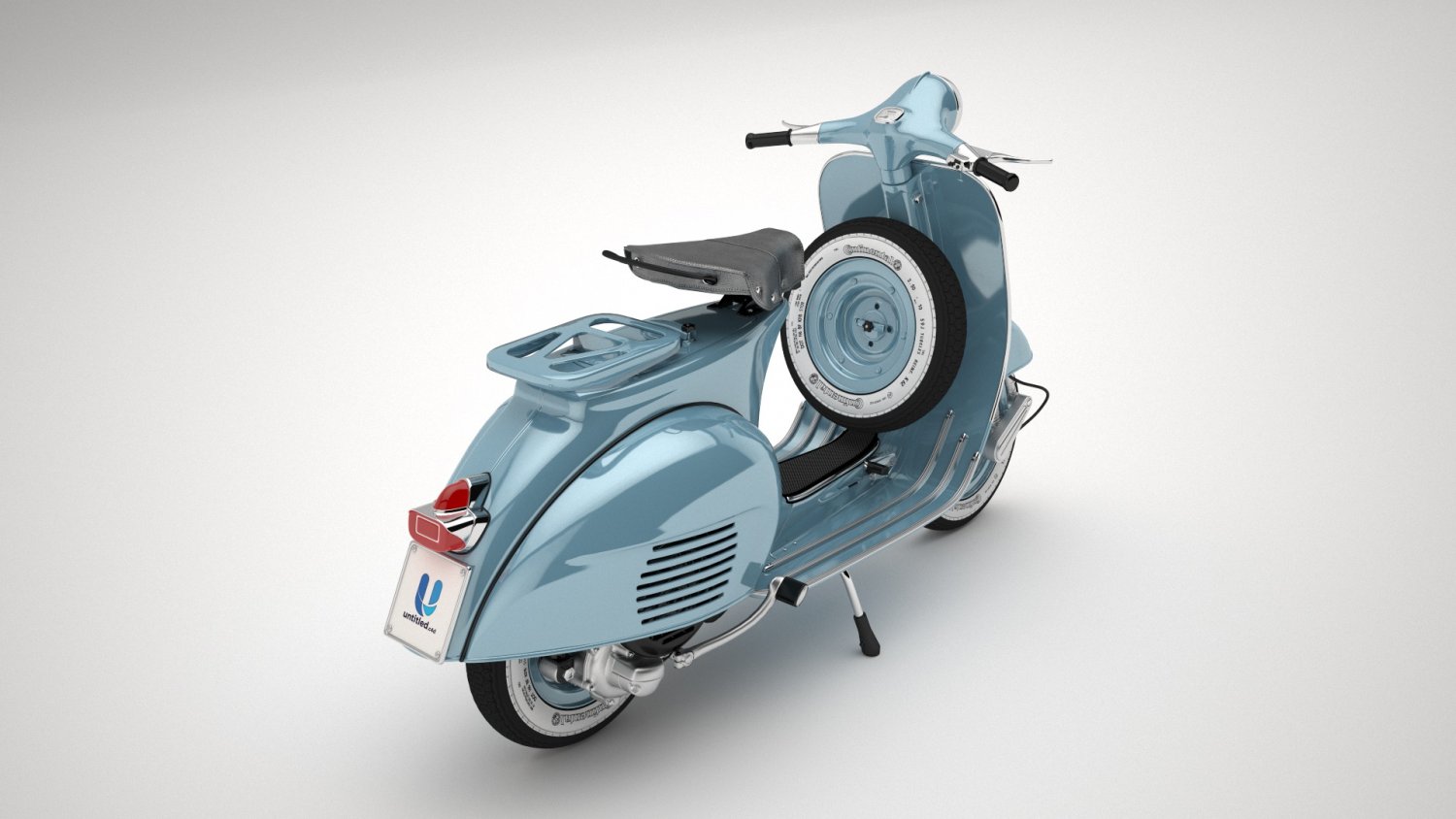 modelo 3d Moto vespa vintage - TurboSquid 1672702