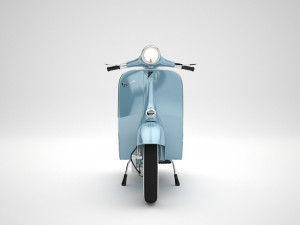 Classic Vintage Vespa 3D 模型