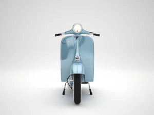 Classic Vintage Vespa 3D Model