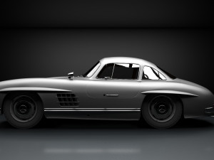 Mercedes Benz 300sl 1955 3D Model