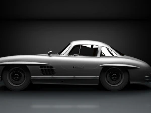 Mercedes Benz 300sl 1955 року 3D Модель