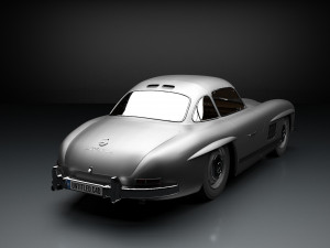Mercedes Benz 300sl 1955 3D Model