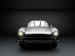 Mercedes Benz 300sl 1955 3D Model