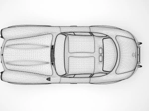 Mercedes Benz 300sl 1955 3D Model