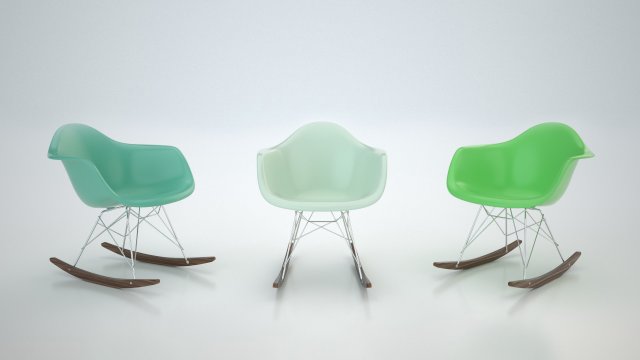 Eames plastic Armchair RAR Model 3D .c4d .max .obj .3ds .fbx .stl .blend