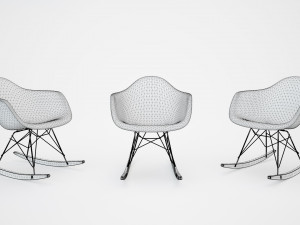 Eames plastic Armchair RAR Model 3D