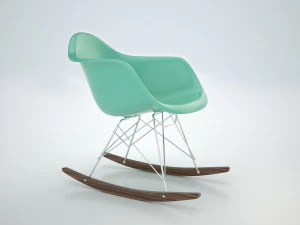Eames plastic Armchair RAR 3D Model