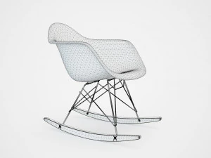 Eames plastic Armchair RAR 3D Model