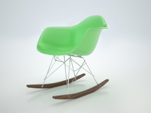Eames plastic Armchair RAR Model 3D