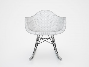 Eames plastic Armchair RAR Model 3D