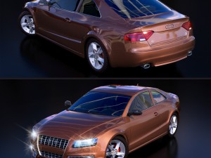 audi a5 3D 모델