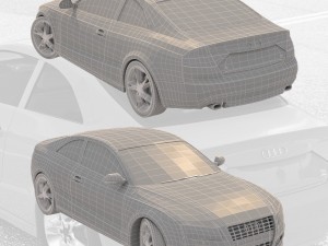 audi a5 3D 모델