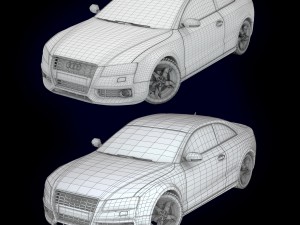 audi a5 3D 모델