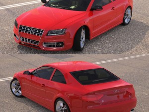 audi a5 3D 모델