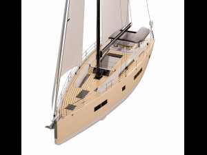 hanse 675 yacht Modelo 3D