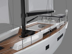 hanse 675 yacht Modelo 3D
