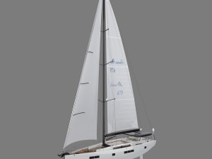 hanse 675 yacht Modelo 3D