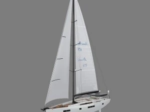 hanse 675 yacht 3D Model