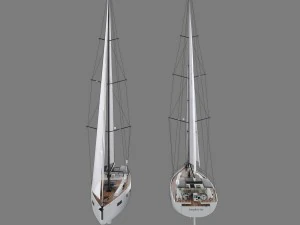 hanse 675 yacht 3D Model