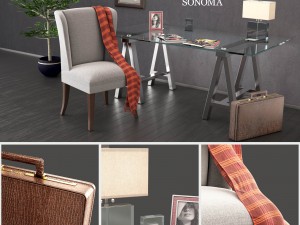 williams-sonoma cabinet 3D Model