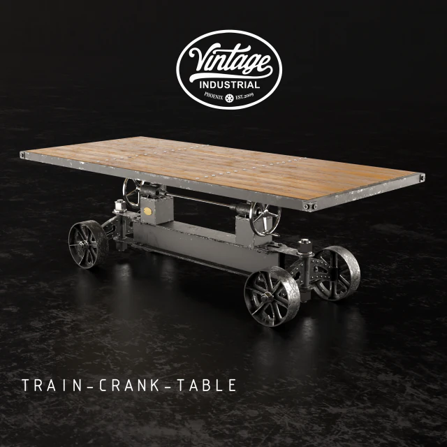 train-crank-table 3D Model .c4d .max .obj .3ds .fbx .stl .blend 