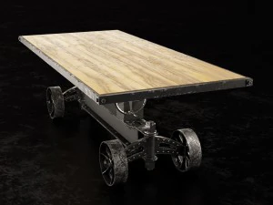 train-crank-table 3D Model