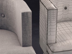 geoffrey chair 3D मॉडल