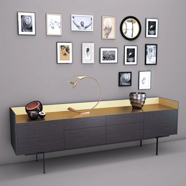 sideboards stockholm 3D Model .c4d .max .obj .3ds .fbx .stl .blend